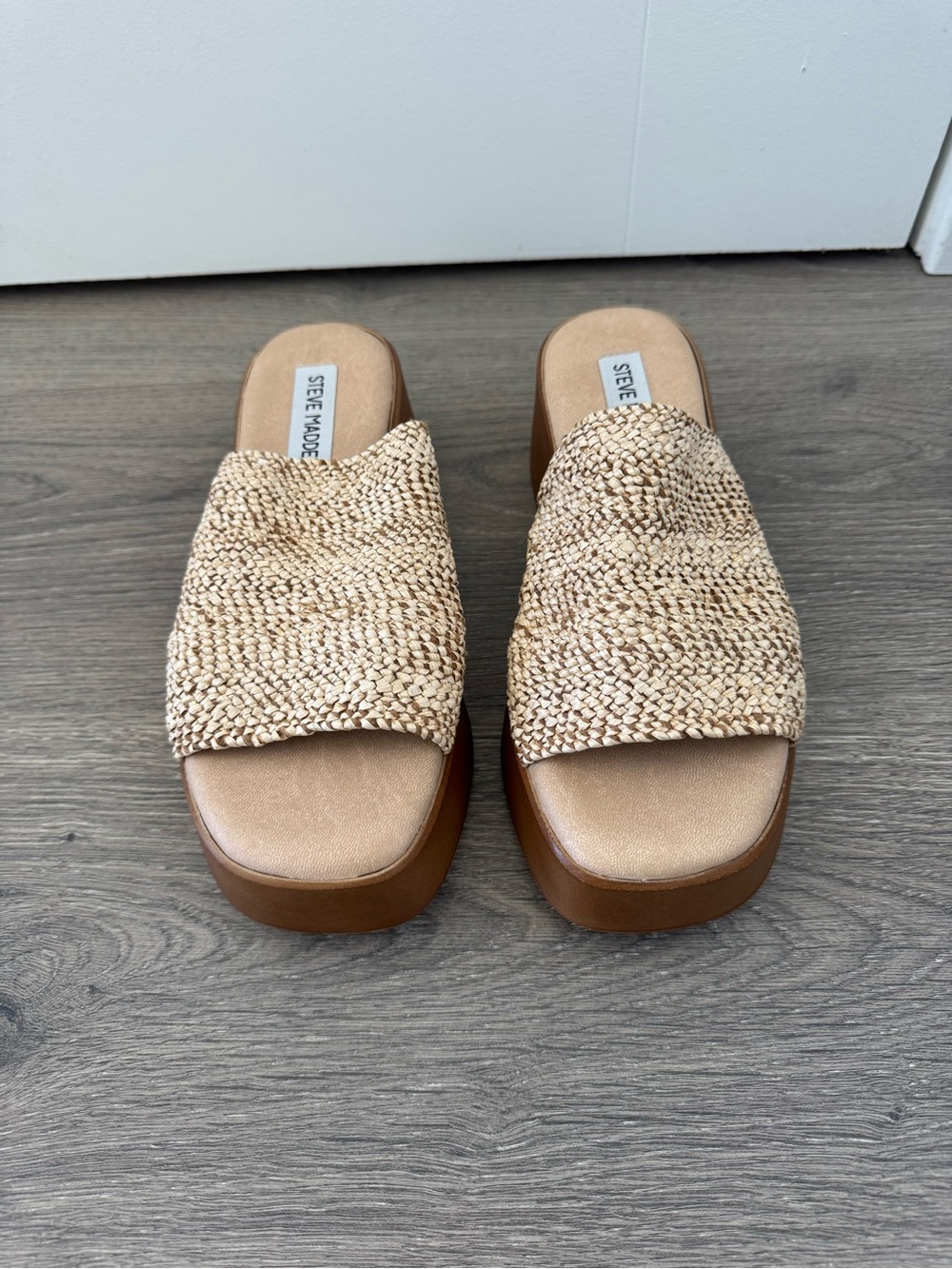 Steve Madden Woven Slinky Sandals